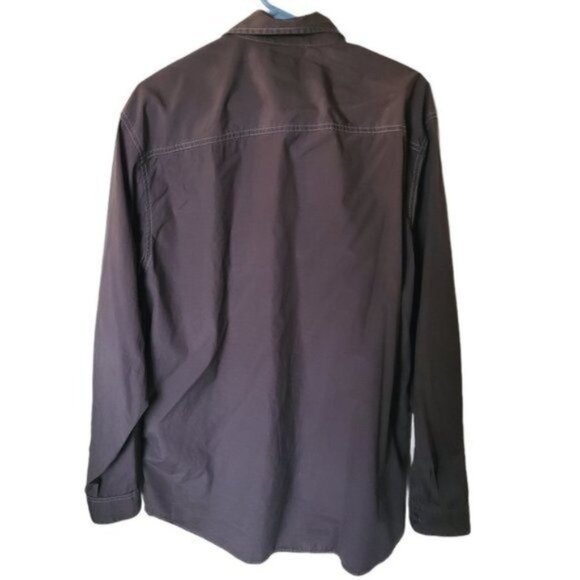 Old Navy Gray Long Sleeve Button Down Shirt L - Picture 7 of 15